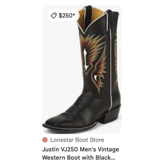 Justin Other - Men’s Justin Cowboy Boots size 13D